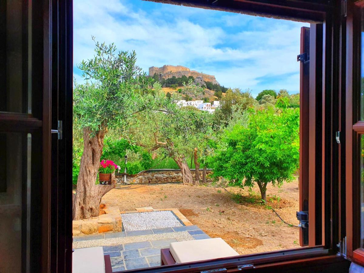 Galini View Apartments Lindos Eksteriør billede