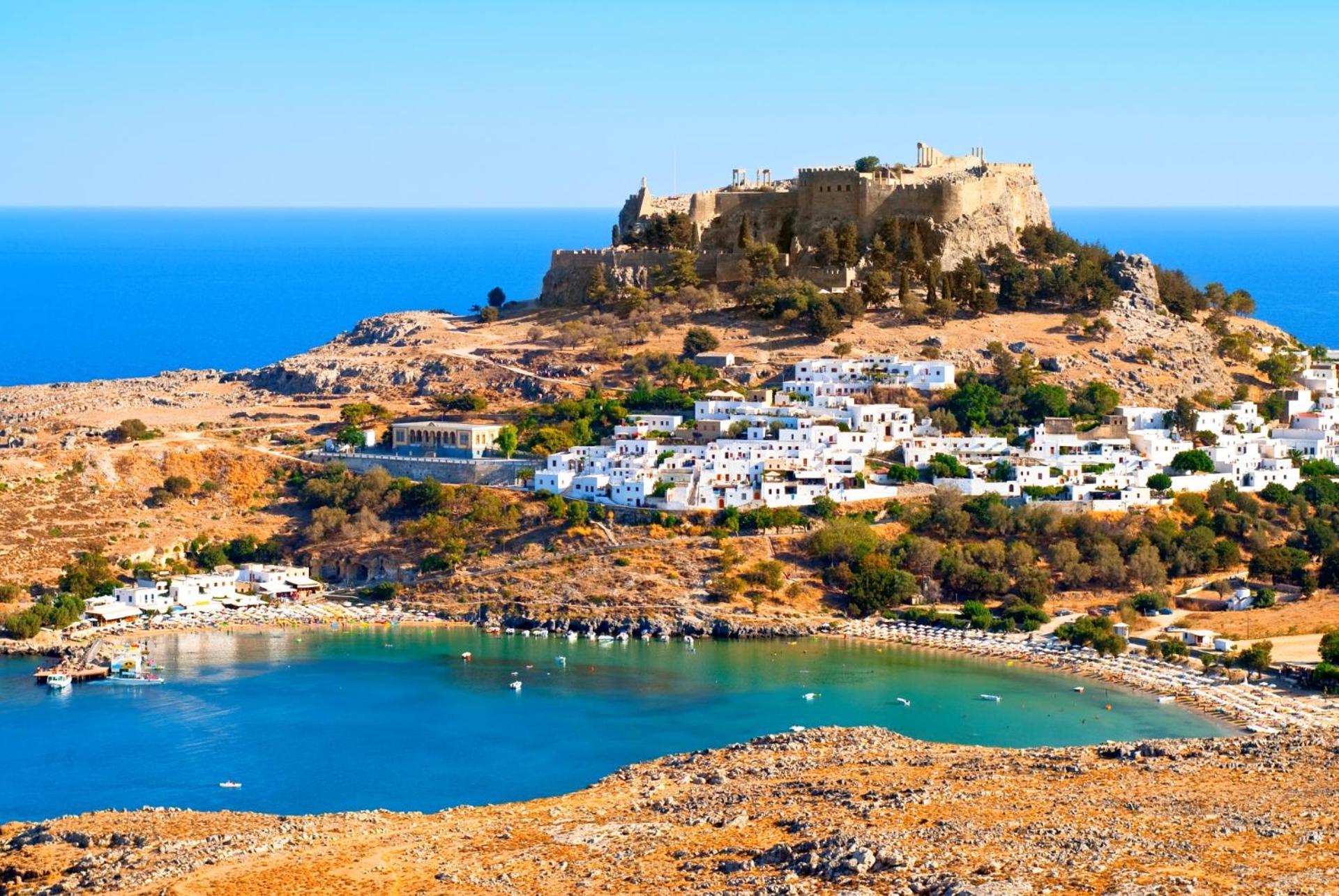 Galini View Apartments Lindos Eksteriør billede