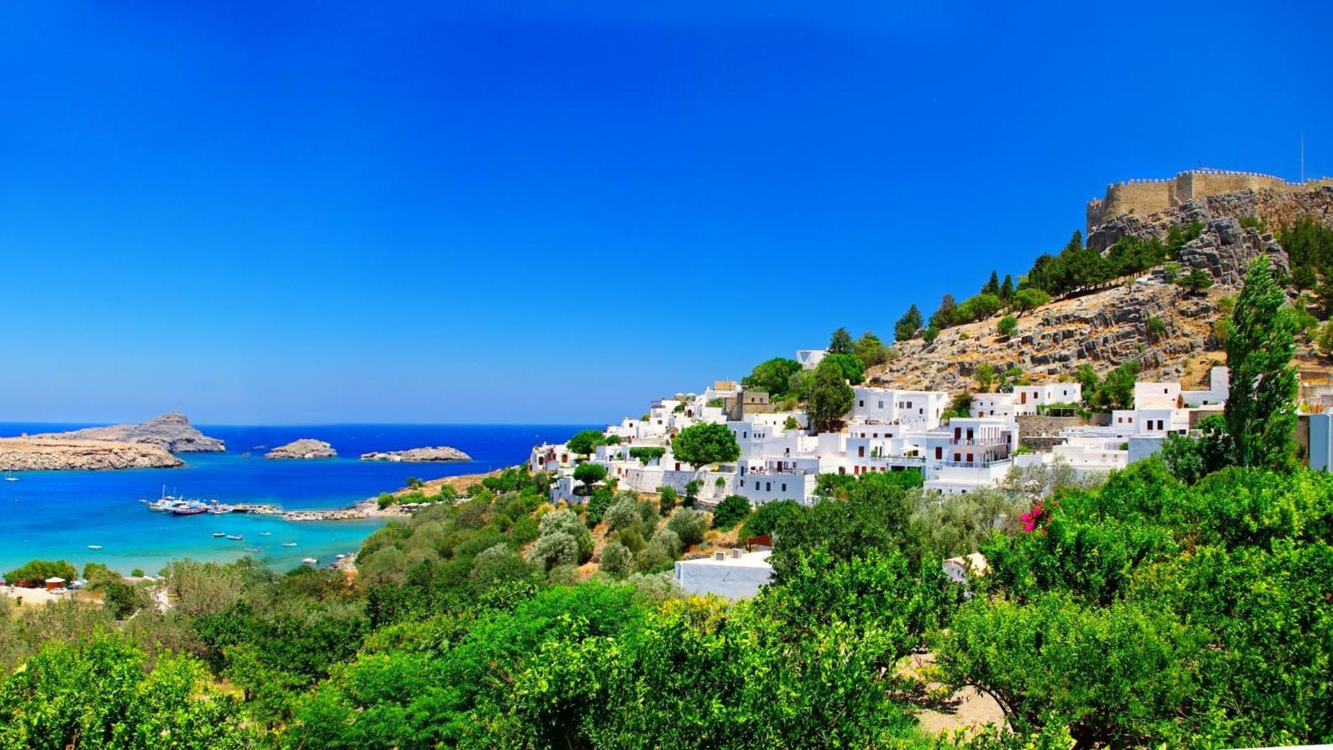 Galini View Apartments Lindos Eksteriør billede