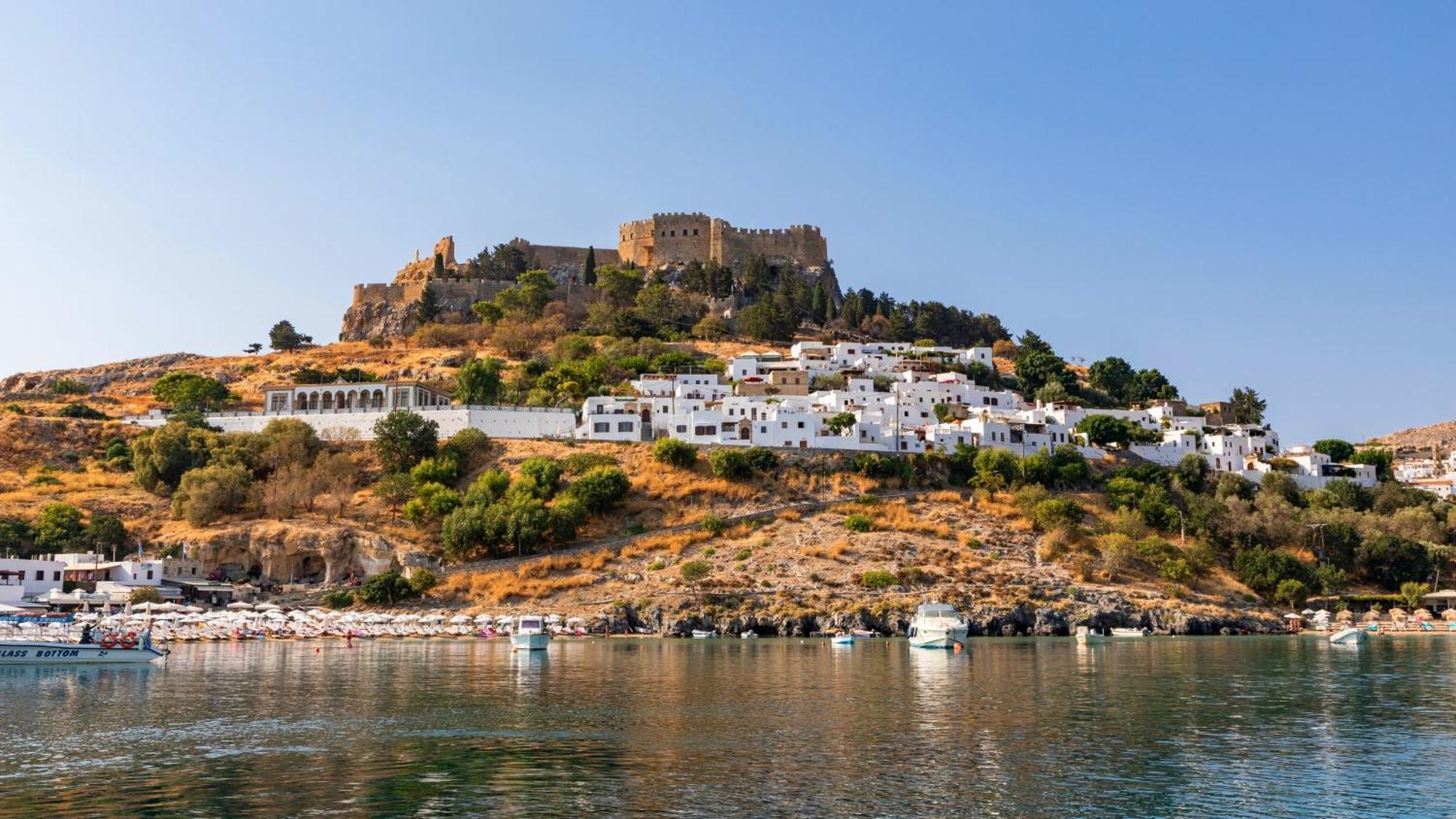 Galini View Apartments Lindos Eksteriør billede
