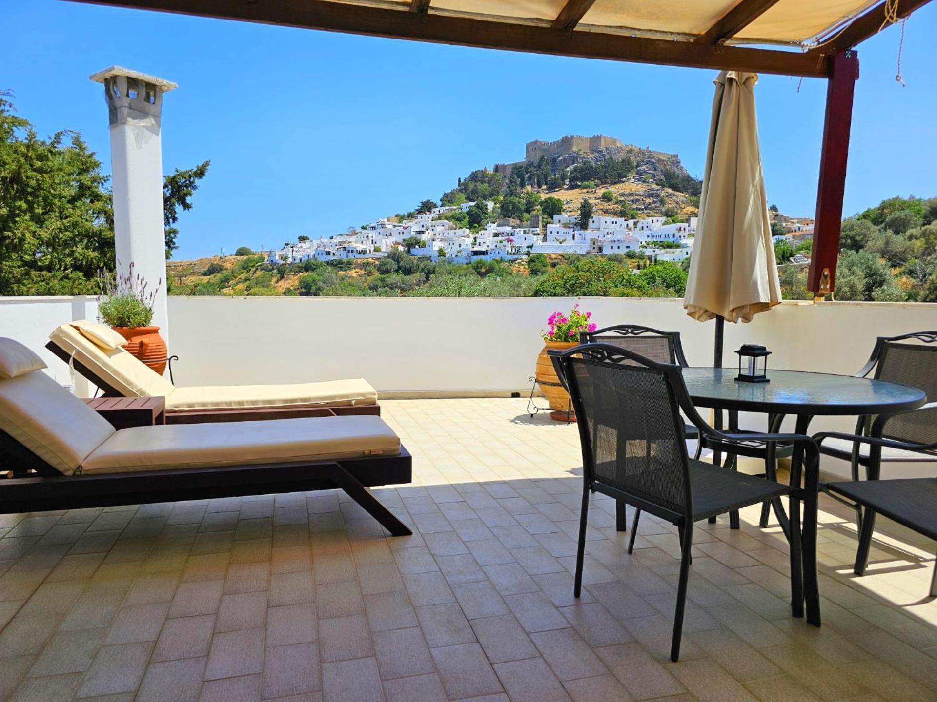 Galini View Apartments Lindos Eksteriør billede