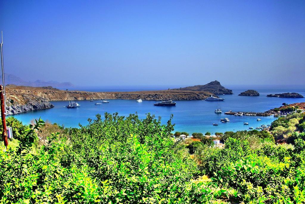 Galini View Apartments Lindos Eksteriør billede