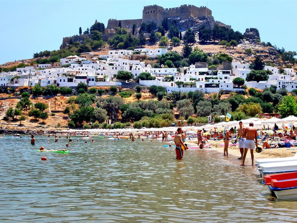 Galini View Apartments Lindos Eksteriør billede